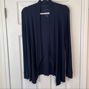 INC Blue cardigan Large